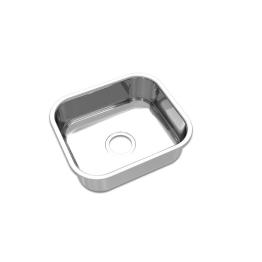 Cuba Inox 40x34cm Com Válvula Polida Mekal - Imagem principal - fd63bdbf-e88f-4582-a543-3a6c24d61a09