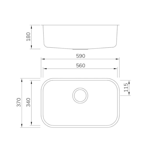Cuba Inox Cs-2 Inox Polida Mekal 56x34x17cm - Imagem principal - d887e906-d1d8-42de-a2d0-7dd651e3f61d