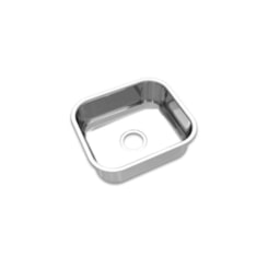 Cuba Inox Escovado Liso Cs-40 0.6Mm Mekal 40X34X17Cm