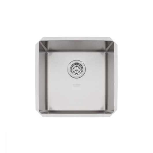 Cuba Inox Quadrum Tramontina Undermount 40x40cm - Imagem principal - 6637f820-f129-4a46-80ec-c73f55465d15