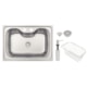 Cuba Morgana 60 Fx Undermount em Aço Inox Escovado com Acessórios Tramontina - 77a3c33b-33cf-4ddd-8915-8aa26238eec7