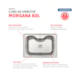 Cuba Morgana 60 Fx Undermount em Aço Inox Escovado com Acessórios Tramontina - cd513822-dd01-4b0f-8a69-d149c05ca89e