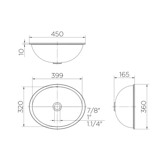 Cuba Oval De Embutir Docol 45x36x16,5cm - Imagem principal - 0236f9b5-3a7b-435c-a0ce-e9f95f660dd1
