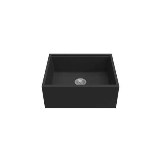 Cuba Para Cozinha Duraquartz Pimenta Farm 60 Duraquartz Preto Granito Sabbia - Imagem principal - 67697235-06ab-48b4-9d6f-3d4523ad34a9