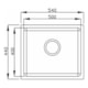 Cuba Premium Profundidade 200mm Acetinado Ghelplus 54x44cm - 713ad8c8-f96e-4b88-acf9-a0e317f3fd37