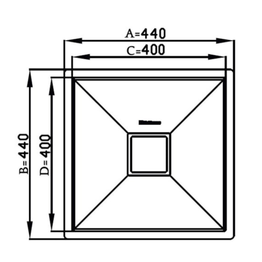 Cuba Primaccore 400 Black Matte Debacco 44x44cm - Imagem principal - a542535d-afd6-4ac1-9f68-89002b907591