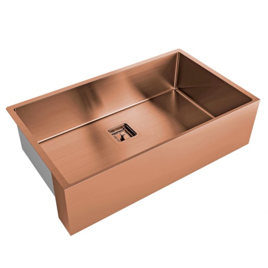 Cuba Primaccore Farm Sink Rose Gold Debacco 74x43cm - Imagem principal - c8ca3431-8b53-4c7e-950a-dae4819b0c3c