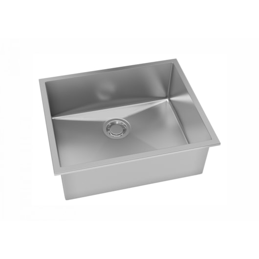 Cuba Quadratino 500 Inox C/ Válvula Debacco 50x40cm - Imagem principal - df03e905-7660-4c86-a9bd-b69b83d697f0