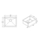 Cuba Quadratino Farm Inox Debacco 58x44,5x20cm - d8ee1c59-c6b7-4508-a185-e1c627d00a64