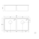 Cuba Quadrum 2C 40 Em Aço Inox Com Acessórios E Acabamento Scotch Brite Tramontina - dd4a3781-0045-4645-8e28-327a644a01df
