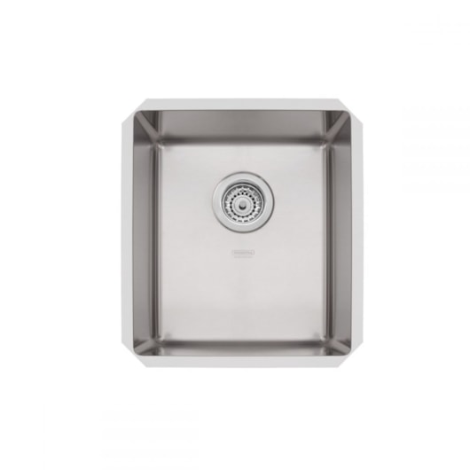 Cuba Quadrum Undermount 34x40cm Com Acabamento Scotch Brite Inox Tramontina - Imagem principal - 8bd95708-b016-440a-8d52-e8677bd8ed40
