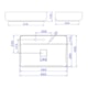 Cuba Retangular De Apoio Com Mesa Ébano Fosco Deca 60 cm - 1be53f69-4079-4989-952a-e2c3f96a8d20