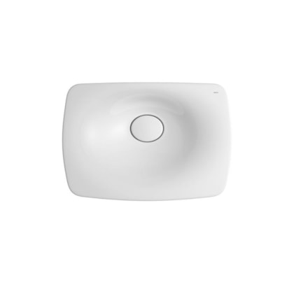 Cuba Retangular De Sobrepor Liquid Branco Deca 50cm