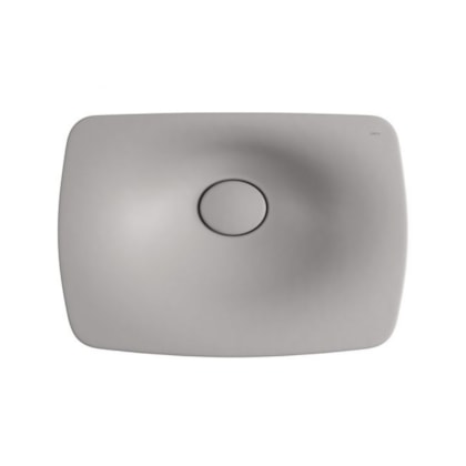 Cuba Retangular De Sobrepor Liquid Soft Antracite Deca 50cm
