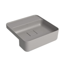 Cuba Semiencaixe Quadrada Cinza Antracite Deca 40cm