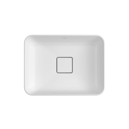 Cuba Semiencaixe Retangular Branco Deca 40cm