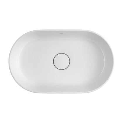 Cuba Sobrepor Oval Branco Deca 50cm