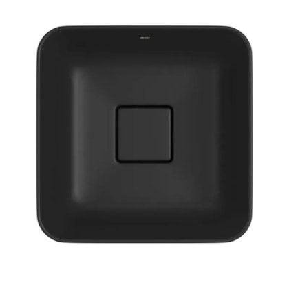 Cuba Sobrepor Quadrada Ebano Fosco Deca 30 cm