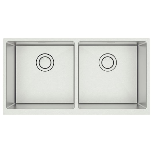 Cuba Tramontina Quadrum 2c 40 Em Aço Inox Com Acabamento Scotch Brite - Imagem principal - 9a1ff840-d3a2-4107-be48-51f0eced177c