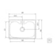 Cuba Undermount Morgana 60 FX Acetinado Tramontina 40L 69x49cm - e6a36f70-f210-47ea-97cc-fd3f3000d78a