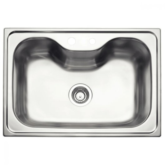 Cuba Undermount Morgana Aço Inox Com Acessórios Escovado Tramontina 69x49cm - Imagem principal - 3bb2e6ac-fd12-425d-aee9-fcd26641d620
