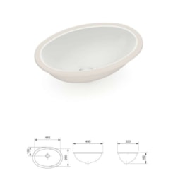 Cupa Embutir Oval Incepa Biscuit Incepa 49,5x33cm