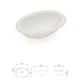 Cupa Embutir Oval Incepa Biscuit Incepa 49,5x33cm - f43677d1-082d-424e-ab19-7485670cce01
