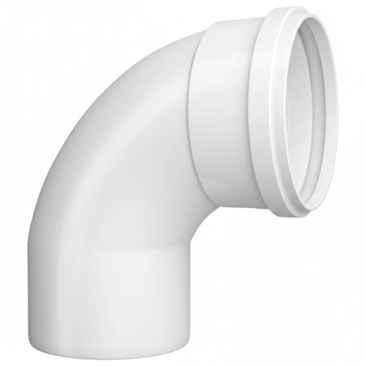 Curva 90° Curta para Esgoto SN Fortlev Dn100 - Imagem principal - 8037f48d-8bfb-43ab-b0b9-a5c8ee3a52c2