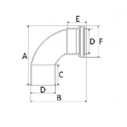 Curva Curta Para Esgoto Silentium Amanco 50mm - Imagem principal - 192529f0-5a85-4ef1-9a1b-8dcbc82de778