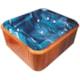 Deck De Madeira Para Spa Iberspacril Com Escada Ouro Fino - 2cca6746-93ab-4cb6-953f-1ff44f2d648f