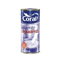 Diluente Aguarras Incolor 900ml Coral