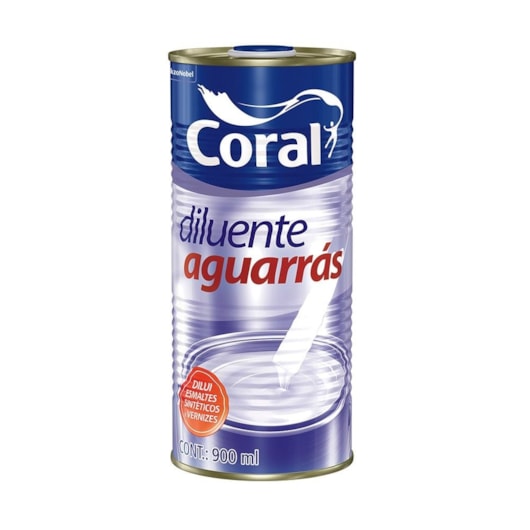Diluente Aguarrás Incolor Coral 900ml - Imagem principal - ddaa7ccb-06e7-4f3b-a64f-e45f29ada3d1