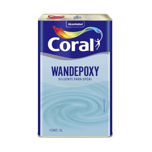 Diluente Wandepoxy 5l Coral - Imagem principal - ace71a9d-705a-4661-a863-accbe44dccf8