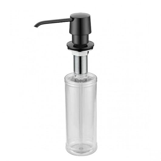 Dispenser de Sabão Embutido Preto 300ml - Imagem principal - ddffe68b-f744-48da-bedb-e077bbf68dd9