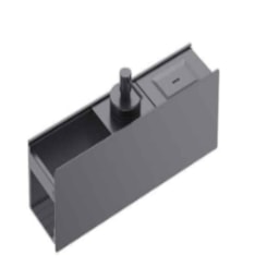 Dispenser De Sabão Para Canal Black Matte Lexxa