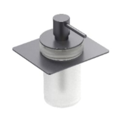 Dispenser De Sabão Para Canal Black Matte Lexxa