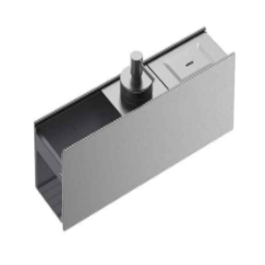 Dispenser De Sabão Para Canal Grafite Lexxa - Imagem principal - 10e99550-0601-4815-a49b-d7fd2e0f84a5