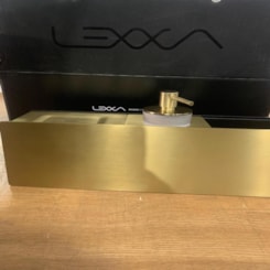 Dispenser De Sabão Para Canal Ouro Escovado Lexxa