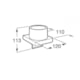 Dispenser Para Sabonete Líquido Brushed Titanium Black Roca - 12866321-89d4-495a-8932-a2f81cd22719