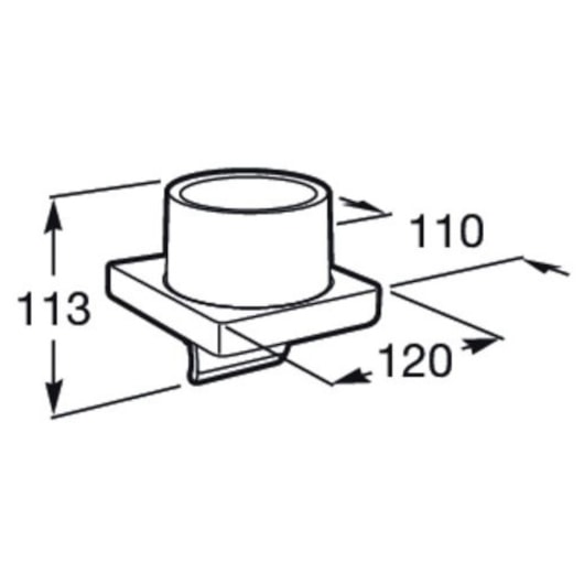 Dispenser Para Sabonete Líquido Tempo Roca - Imagem principal - 67d1d522-7285-4018-b216-ca60622c4cf3