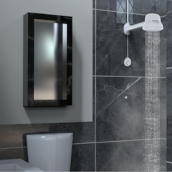 Ducha De Banho Master Eletrônica Branco Blindada Zagonel 5500W 127V