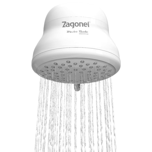 Ducha De Banho Master Eletrônica Branco Blindada Zagonel 5500W 127V - Imagem principal - d78194a6-9956-4001-88e5-4382bf85c1fc