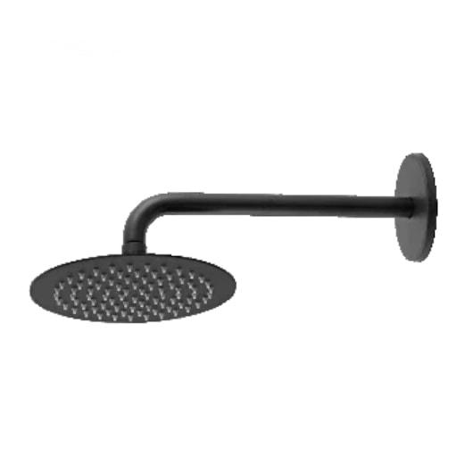 Ducha De Parede Verve 64 Com Cano Preto Matte Meber 30cm - Imagem principal - 1f5ed4ea-b4db-45a0-b0ab-04df65b591a1