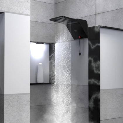 Ducha Eletrônica Ducali Black Zagonel 5500W 127V