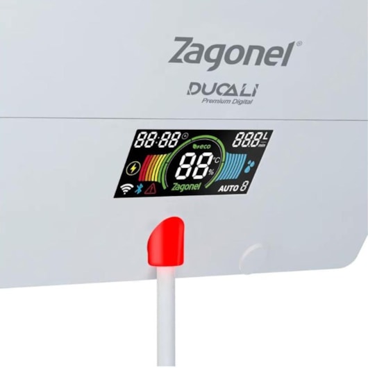 Ducha Eletrônica Ducali Premium Branco Zagonel 5500W 127V - Imagem principal - e7181eec-6eb8-409a-9078-0a7942806f8d
