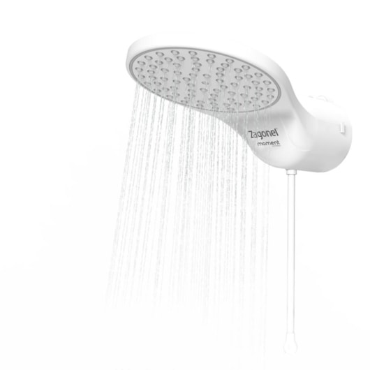 Ducha Eletrônica Moment Branco Zagonel 7500W 220V - Imagem principal - 3b408a55-4ea3-481e-9c74-477e747cfff6