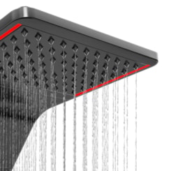 Ducha Eletrônica Premium Ducali Black Zagonel 5500W 127V