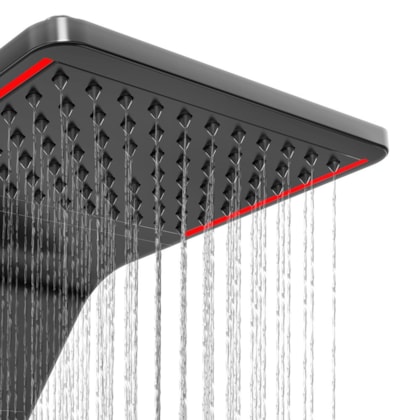 Ducha Eletrônica Premium Ducali Black Zagonel 5500W 127V
