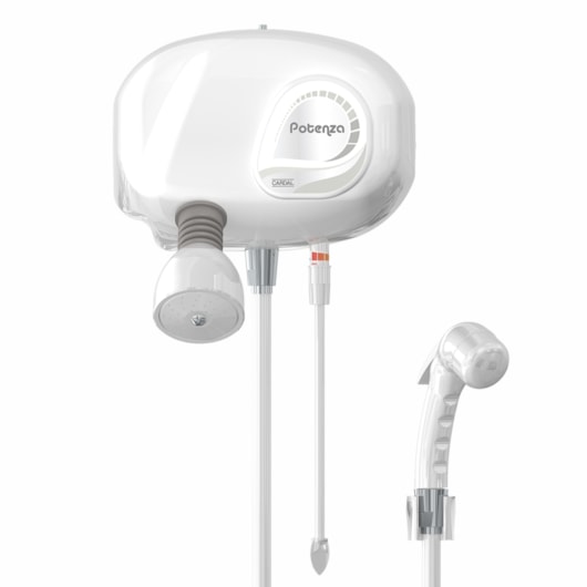 Ducha Eletrônica Pressão Com Desviador Aquecedor 030 Potenza Branco Cardal - Imagem principal - 67fd3bc6-f3c0-4354-b0fc-a4c1846e62e7