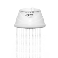 Ducha Fluir 4 Temperaturas Branco Blindada Zagonel  5500W 127V